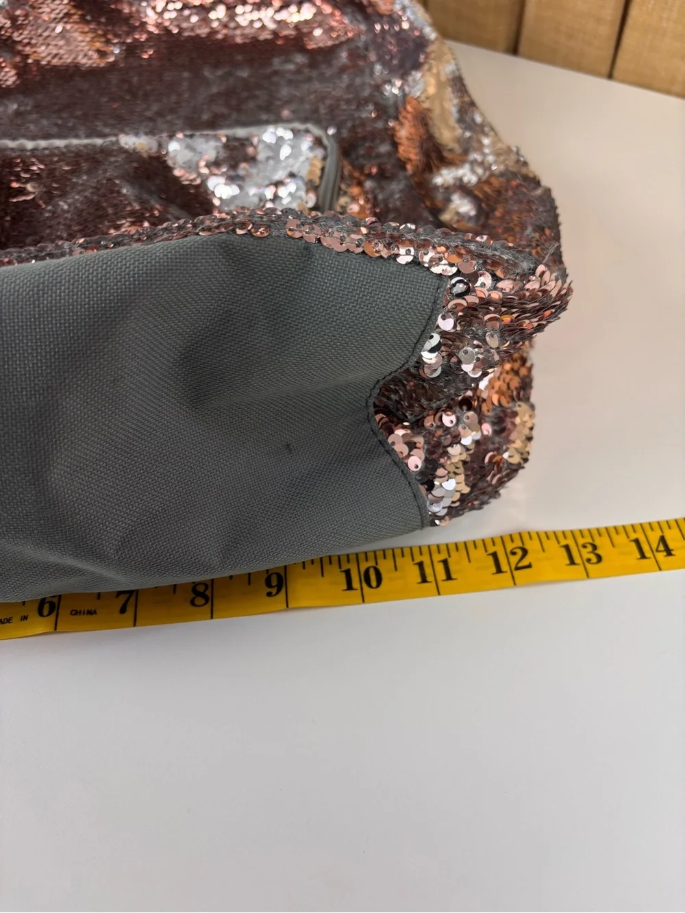 Sequin pink champagne Backpack - Women